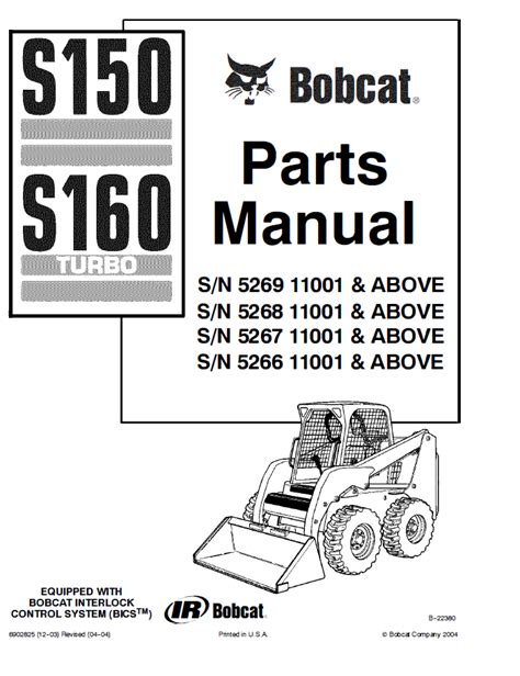 bobcat s150 skid steer parts